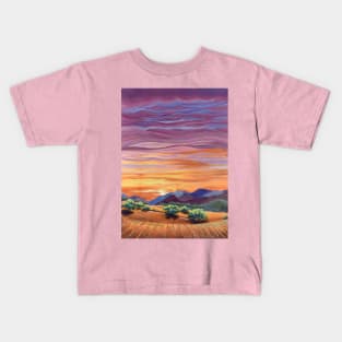 Napa Valley California wine lover vineyard Kids T-Shirt